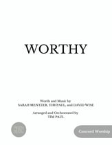 Worthy SATB Choir with Worship Leader choral sheet music cover